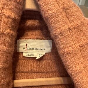 Anthropologie Blush Pink Knit Cardigan